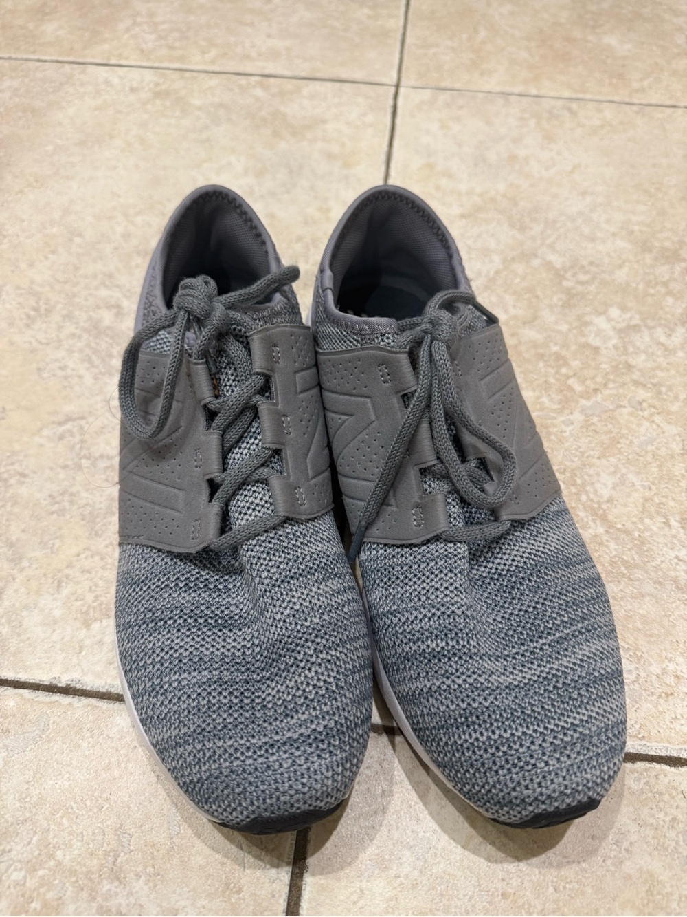 Brand new never used women’s  Grey Knit Athletic Sneakers - Casual Comfort